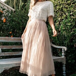 Baltic Born Cyra Midi Skirt | Natural Size XSXS